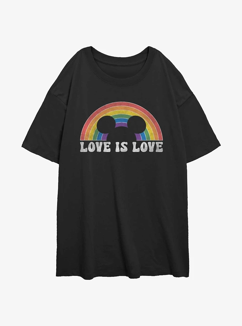Disney Mickey Mouse Love Is Oversized T-Shirt
