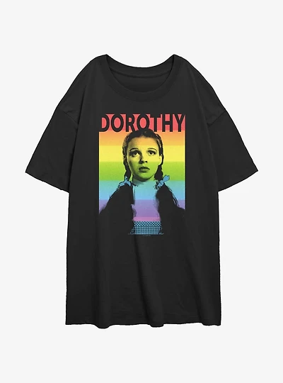 Wizard Of Oz Dorothy Rainbow Oversized T-Shirt