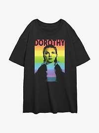 Wizard Of Oz Dorothy Rainbow Oversized T-Shirt