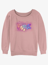 Bratz Rainbow Logo Slouchy Sweatshirt