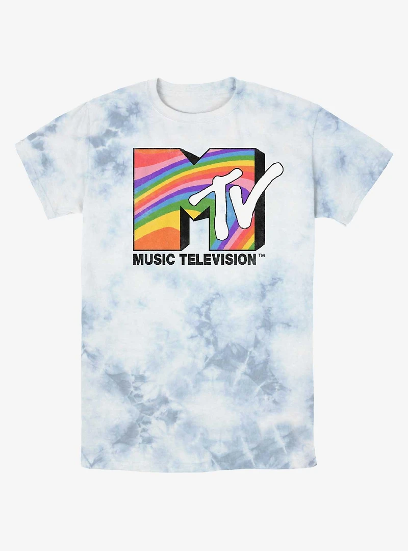 MTV Rainbow Television Tie-Dye T-Shirt