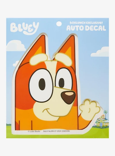 Bluey Bingo Waving Auto Decal — BoxLunch Exclusive