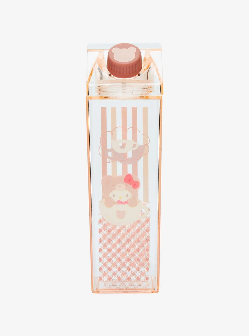 Sanrio Hello Kitty Latte Bear Milk Carton Water Bottle - BoxLunch Exclusive