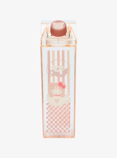 Sanrio Hello Kitty Latte Bear Milk Carton Water Bottle - BoxLunch Exclusive