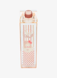 Sanrio Hello Kitty Latte Bear Milk Carton Water Bottle - BoxLunch Exclusive