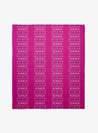 Barbie Flamingo And Palm Trees Throw Blanket