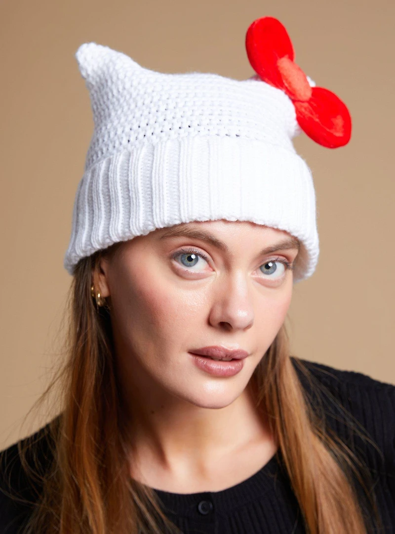 Sanrio Hello Kitty Knit Ears Beanie