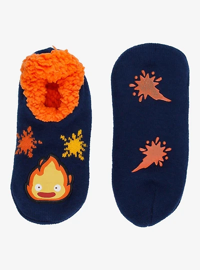 Studio Ghibli® Howl's Moving Castle Calcifer Slipper Socks — BoxLunch Exclusive