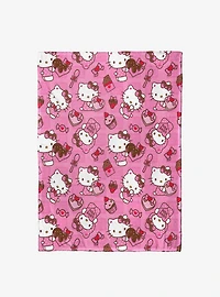 Hello Kitty Love You Much Silk Touch Blanket