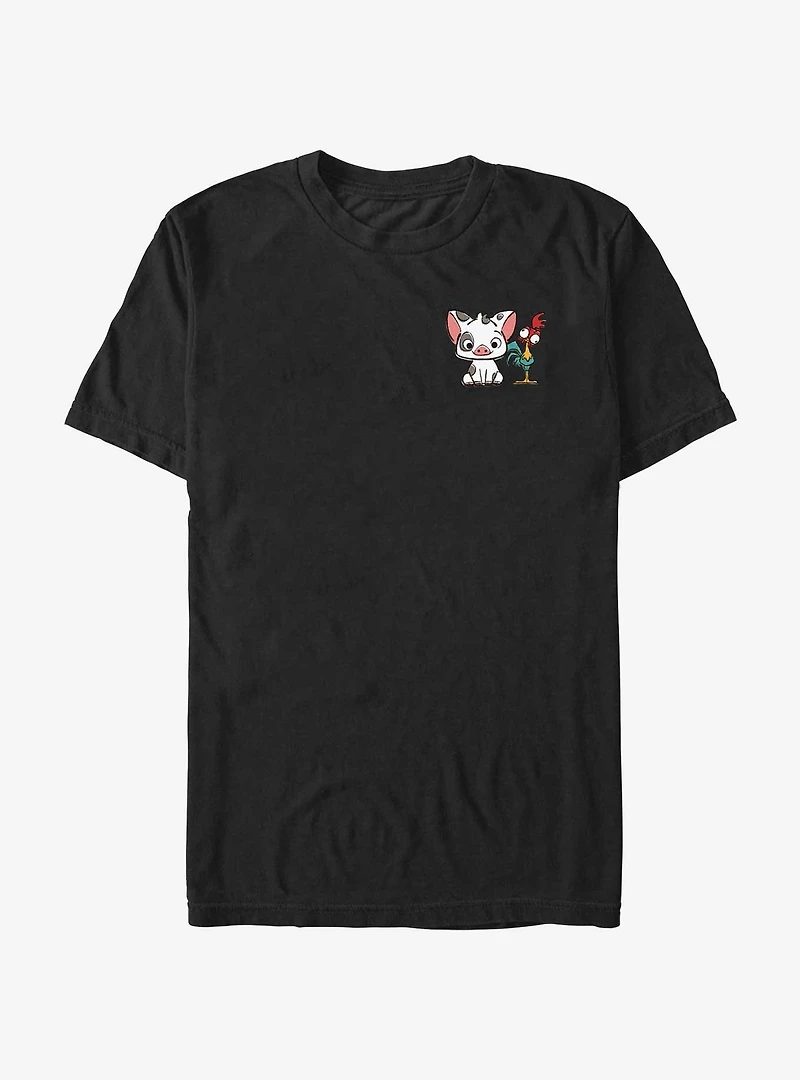 Disney Moana Pua and Hei Pals Pocket T-Shirt