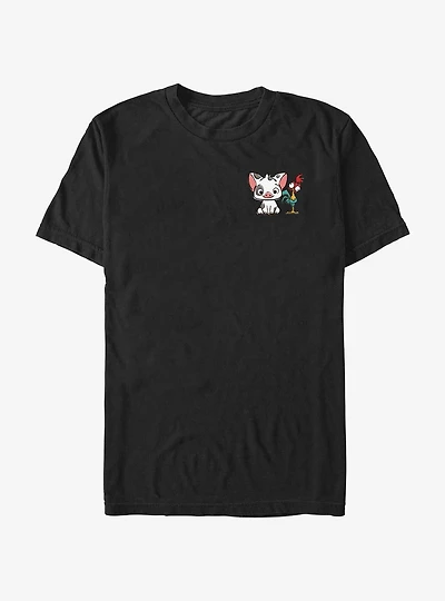 Disney Moana Pua and Hei Pals Pocket T-Shirt