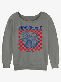 Disney Pixar Ratatouille Delivery Box Womens Slouchy Sweatshirt