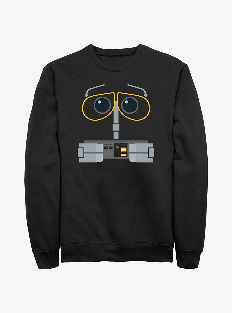Disney Pixar WALL-E Robot Face Sweatshirt