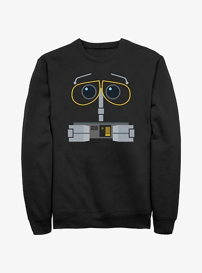 Disney Pixar WALL-E Robot Face Sweatshirt
