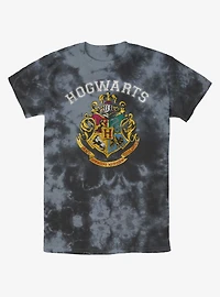 Harry Potter Hogwarts Logo Tie-Dye T-Shirt