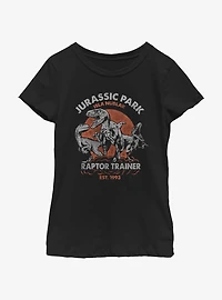 Jurassic Park Raptor Trainer Youth Girls T-Shirt