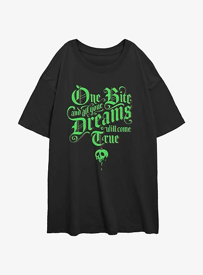 Disney Snow White & The Seven Dwarfs Sleeping Death Womens Oversized T-Shirt