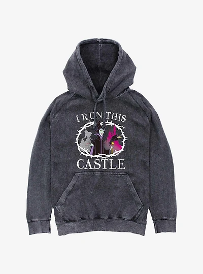 Disney Sleeping Beauty Maleficent I Run This Castle Mineral Wash Hoodie