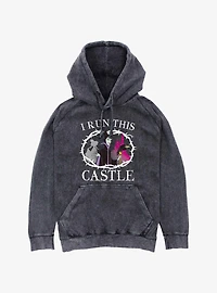 Disney Sleeping Beauty Maleficent I Run This Castle Mineral Wash Hoodie
