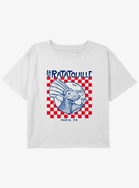 Disney Pixar Ratatouille Delivery Box Youth Girls Boxy Crop T-Shirt