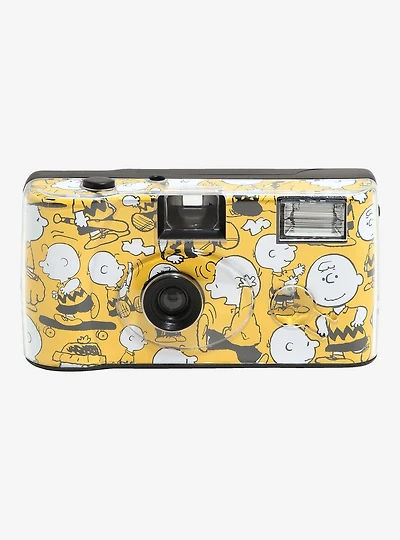 Retrospekt Peanuts Charlie Brown Allover Print 35MM Camera