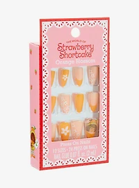 Strawberry Shortcake Orange Blossom Floral Press On Nails