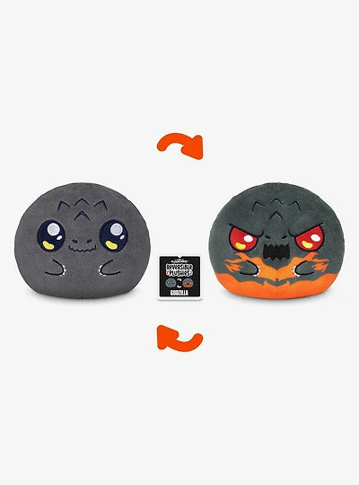 TeeTurtle Godzilla Happy + Angry Reversible 6" Plush