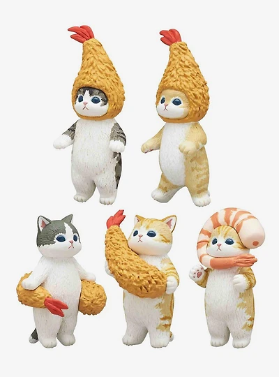 Mofusand Fried Shrimp Cats Blind Box Figure