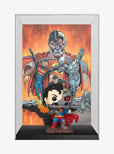 Funko Pop! Comic Cover DC Comics Cyborg Superman Vinyl Figure