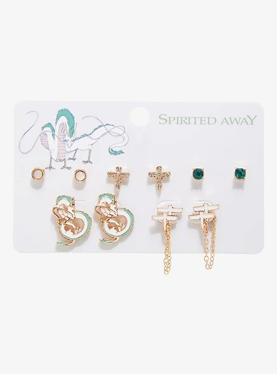 Studio Ghibli Spirited Away Haku Earring Set — BoxLunch Exclusive