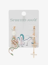 Studio Ghibli Spirited Away Haku Mismatch Earrings - BoxLunch Exclusive