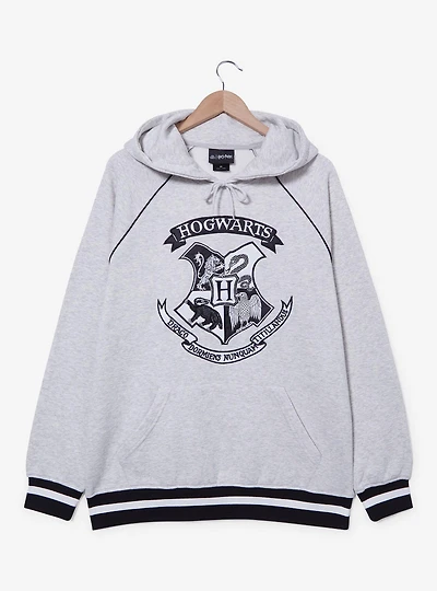Harry Potter Tonal Hogwarts Crest Hoodie - BoxLunch Exclusive