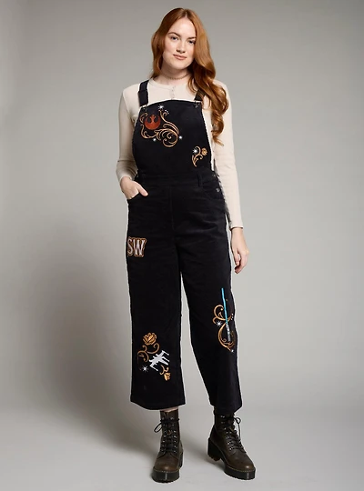 Her Universe Star Wars Rebel Symbols Women's Corduroy Overalls - BoxLunch Exclusive