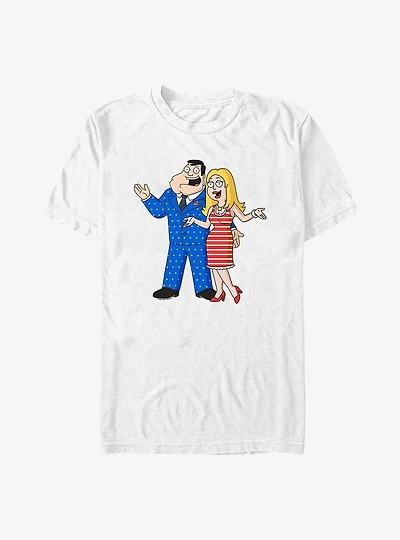 American Dad Stan & Fran Americana T-Shirt