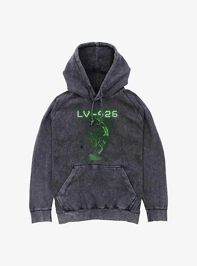 Alien 426 Xenomorph Scan Mineral Wash Hoodie