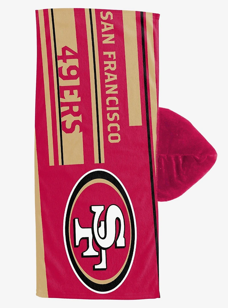 NFL 49ers Juvy Hooded Towel