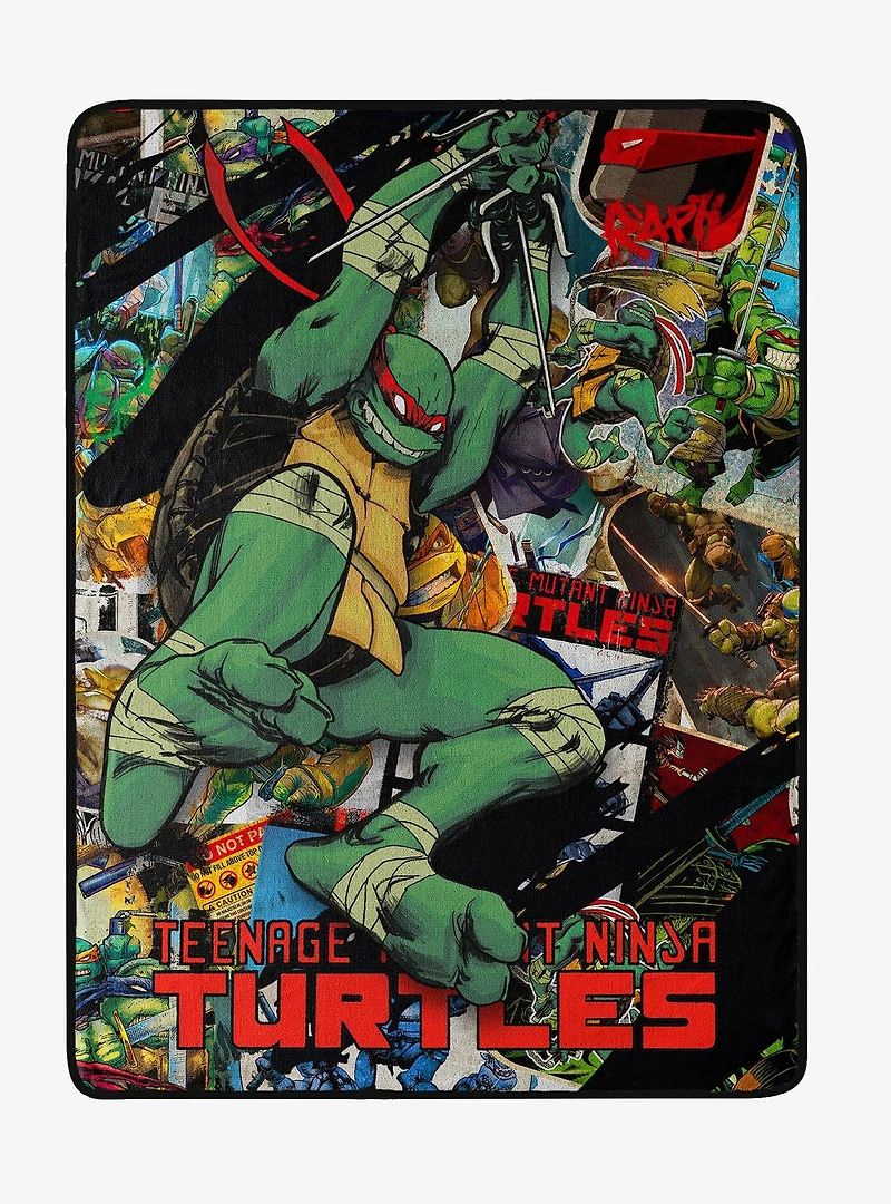 Teenage Mutant Ninja Turtles Raph Attack Micro Raschel Throw