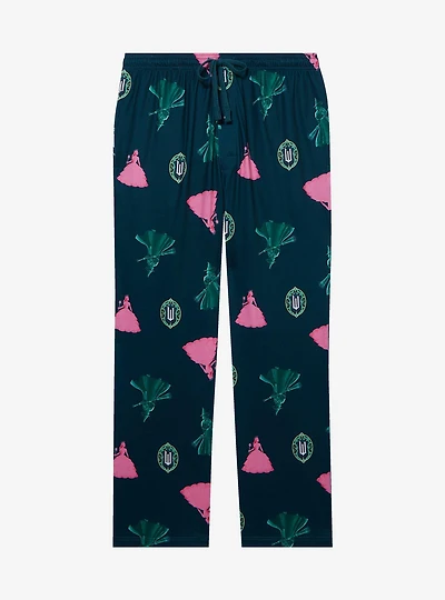 Wicked Glinda & Elphaba Allover Print Sleep Pants - BoxLunch Exclusive