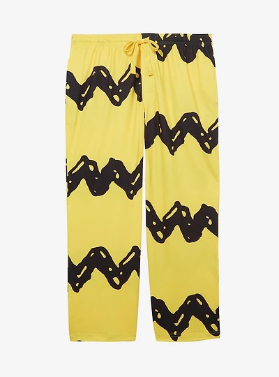 Peanuts Charlie Brown Stripes Women's Plus Sleep Pants — BoxLunch Exclusive