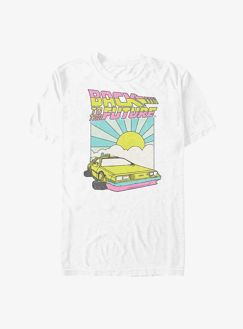 Back to the Future Retro DeLorean Big & Tall T-Shirt