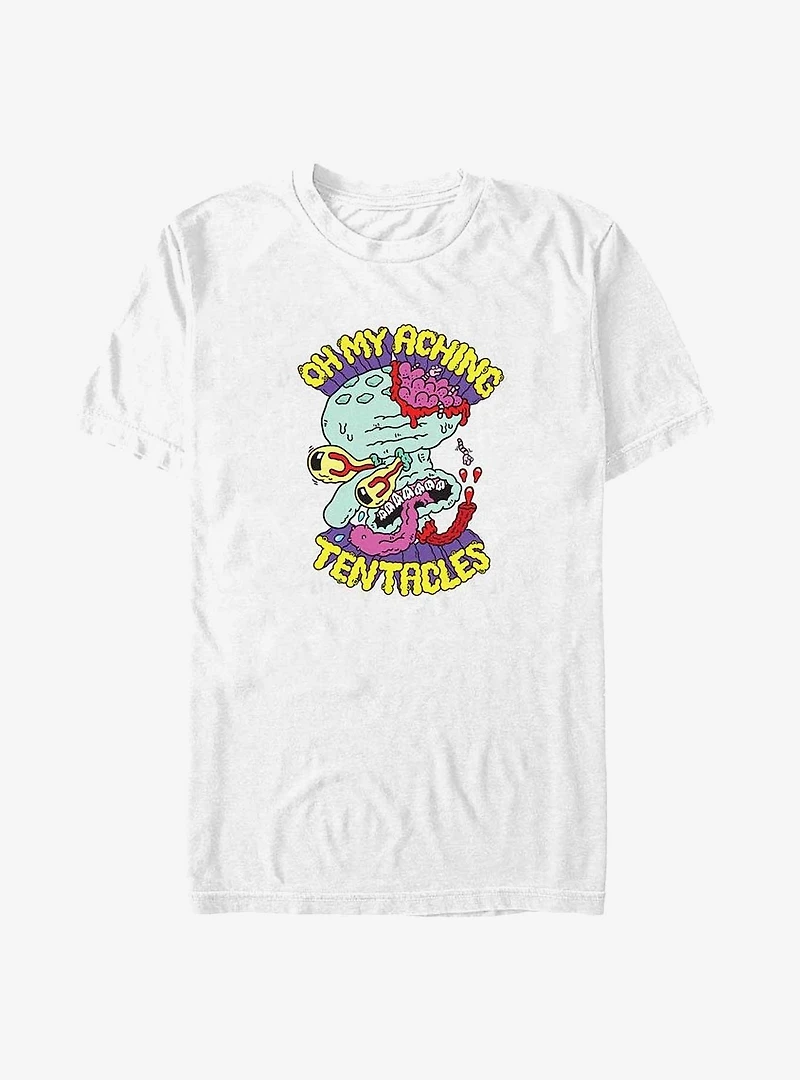 Spongebob Squarepants Squidward Oh My Aching Tentacles Big & Tall T-Shirt