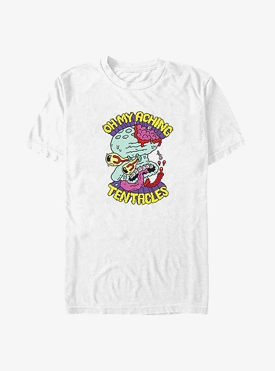 Spongebob Squarepants Squidward Oh My Aching Tentacles Big & Tall T-Shirt
