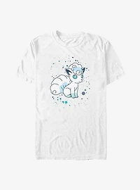 Pokemon Watercolor Vulpix Big & Tall T-Shirt