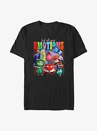 Disney Pixar Inside Out Feel Your Emotions Big & Tall T-Shirt