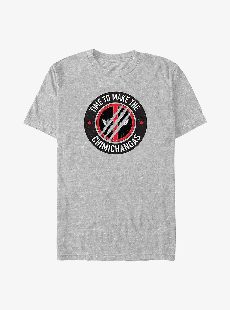 Marvel Deadpool & Wolverine Time To Make The Chimichangas Big Tall T-Shirt