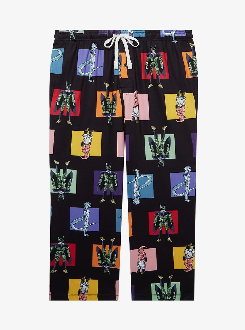 Dragon Ball Z Villains Allover Print Women's Plus Sleep Pants - BoxLunch Exclusive