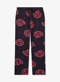 Naruto Shippuden Akatsuki Clouds Allover Print Sleep Pants - BoxLunch Exclusive
