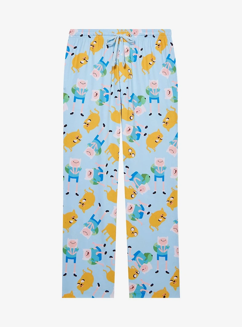 Adventure Time Finn & Jake Allover Print Sleep Pants — BoxLunch Exclusive
