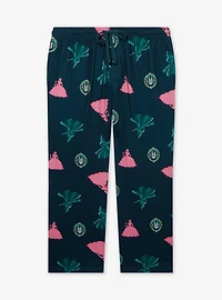 Wicked Elphaba and Glinda Allover Print Women's Plus Sleep Pants - BoxLunch Exclusive