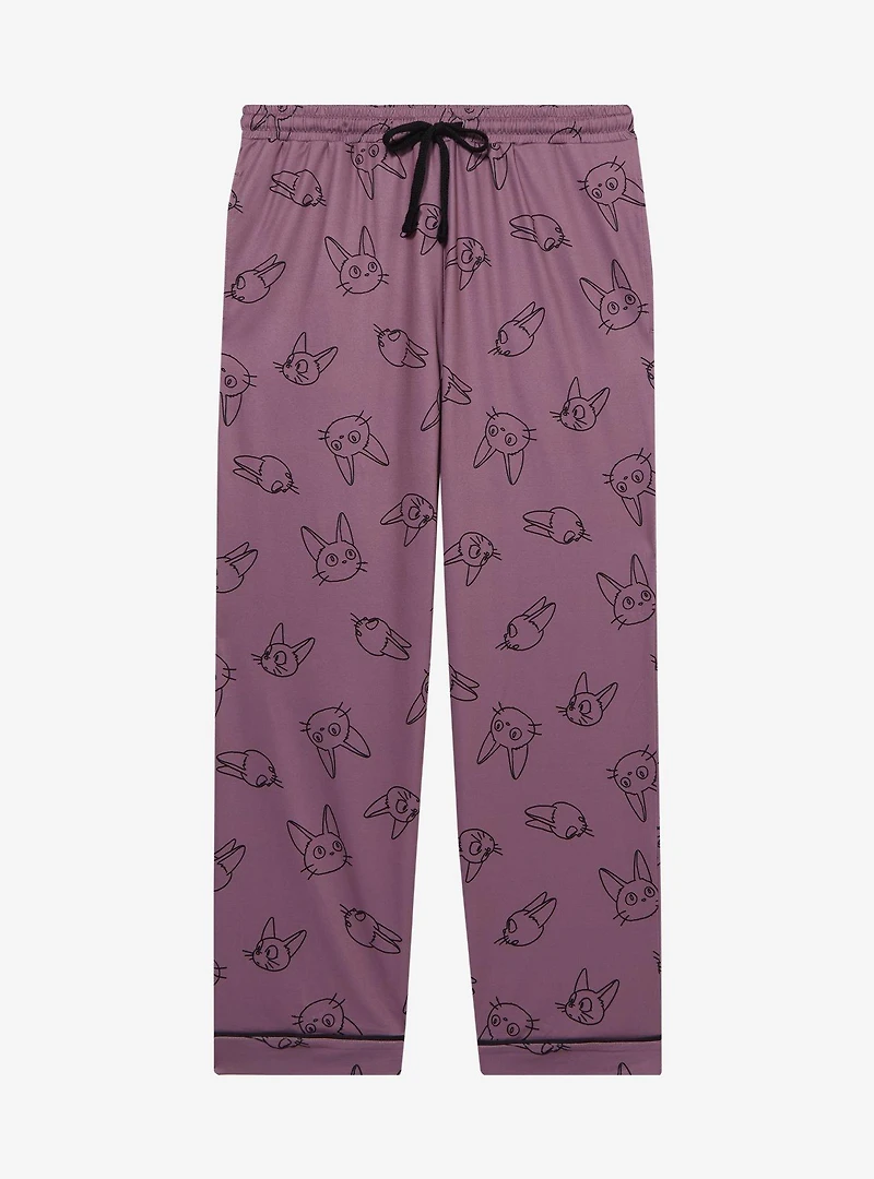Studio Ghibli® Kiki's Delivery Service Jiji Allover Print Women's Sleep Pants — BoxLunch Exclusive